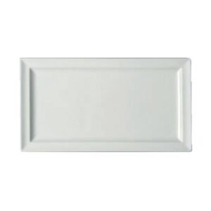 Dinner plate rectangular ivory glazed 29x12 cm Classic Gourmet Rak
