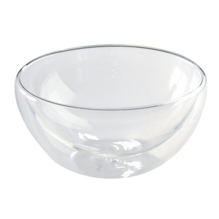 Dish round transparent borosilicate glass. Ø 11 cm Twice Pro.mundi