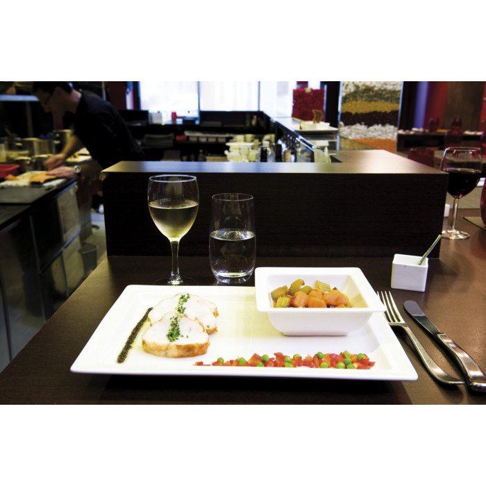 dish-square-ivory-glazed-12-cm-classic-gourmet-rak
