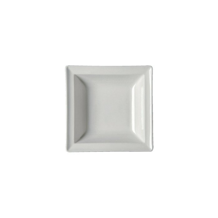 Dish square ivory glazed 12 cm Classic Gourmet Rak