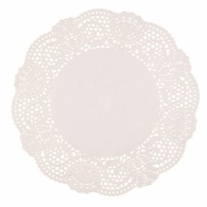 Doily round white Ø 23 cm (250 units)