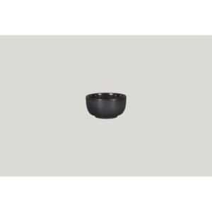 Ramekin round black porcelain Ø 8 cm Rakstone Ease Rak
