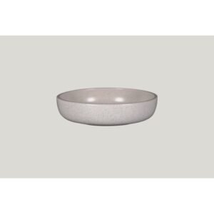 Soup plate round grey porcelain Ø 20 cm Rakstone Ease Rak