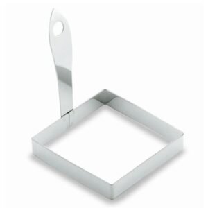 EGG RING SQUARE 8.58.5XH11CM SST
