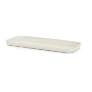 EKOBO FRESCO WHITE TRAY 32X14XH2CM BAMBOO FIBERWARE