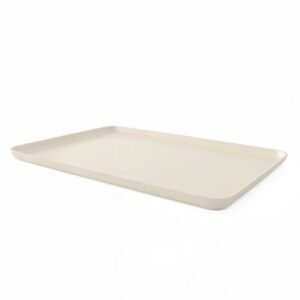 EKOBO FRESCO WHITE TRAY 45X33XH2CM BAMBOO FIBERWARE