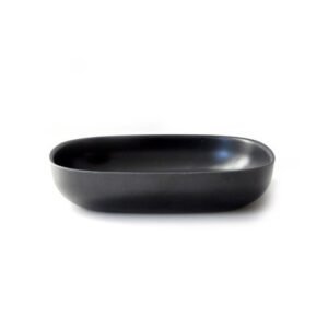 EKOBO GUSTO BLACK PASTA BOWL 21X21XH4.5CM 130CL BAMBOO FIBERWARE
