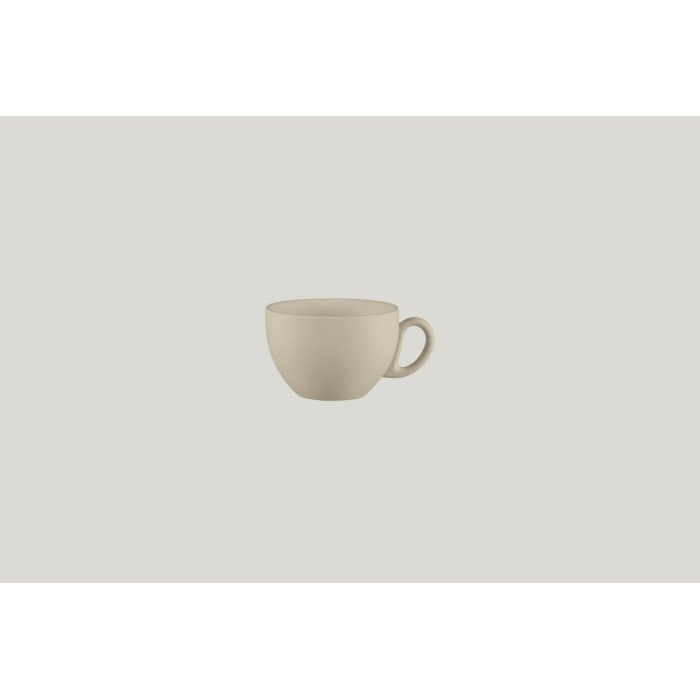 Breakfast cup ball round Argila Decor porcelain 28 cl Ø 10.5 cm Earth Rak