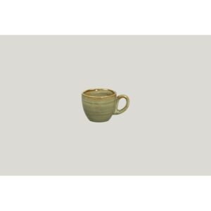 Espresso cup green porcelain 8 cl Ø 6.5 cm Rakstone Spot Rak