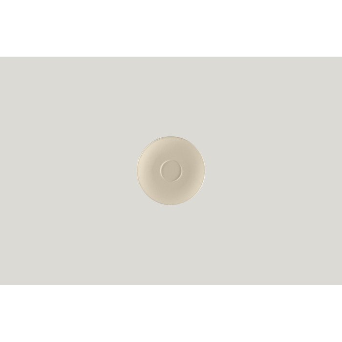 Espresso saucer round Argila Decor porcelain Ø 12.5 cm Earth Rak