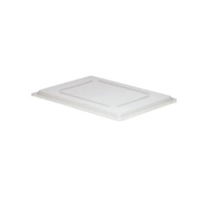FLAT LID FOR FOOD BOX WHITE POLYPROPYLENE