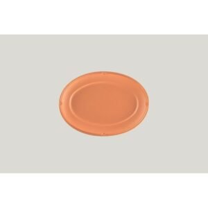 Flat plate oval Tero Decor porcelain 26x18.6 cm Earth Rak