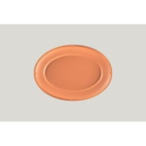 Flat plate oval Tero Decor porcelain 32x21 cm Earth Rak