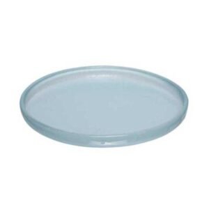 FLAT PLATE ROUND AQUA BLUE Ø19.2CM H2CM GLASS MY GLASS STUDIO