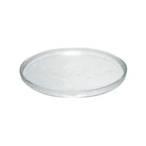 FLAT PLATE ROUND EXTRA CLEAR Ø26.5CM H2CM GLASS MY GLASS STUDIO