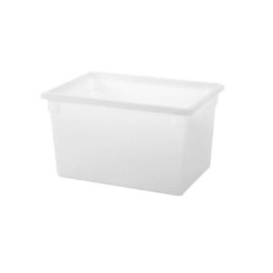 FOOD BOX 65X45X38.5CM 83.3L WHITE POLYPROPYLENE
