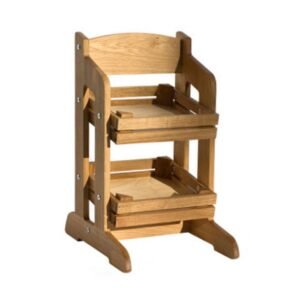 FRUIT STAND H33.6X45X60CM RUSTIC TWO TIER