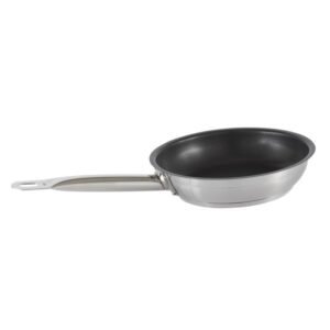 Frying pan round stainless steel With release liner Ø 24 cm 5.5 cm 2 L Qualiplus Pro.cooker