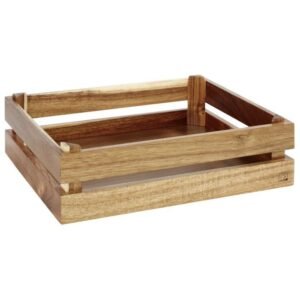 GN 1/2 crate wood 35x29x10.5 cm Superbox Aps