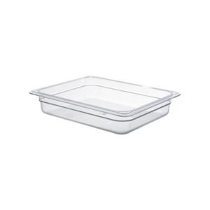 GN CONTAINER 1/2-65 RECTANGULAR CLEAR POLYCARBONATE