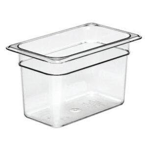 GN CONTAINER 1/4-150 RECTANGULAR CLEAR POLYCARBONATE
