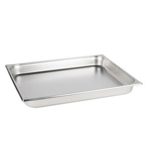 GN CONTAINER 2/1-100 RECTANGULAR 28.5L THICK. 0.6MM STAINLESS STEEL QUALIPLUS PRO.COOKER