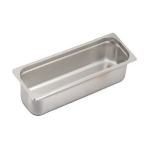 CONTAINER GN 2/4-40 RECTANGULAR 2.0L THICK. 0.6MM STAINLESS STEEL QUALIPLUS PRO.COOKER