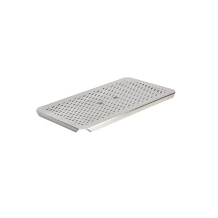 GN DRAIN SHELF 1/2 ROUND THICK. 0.7CM STAINLESS STEEL QUALIPLUS PRO.COOKER