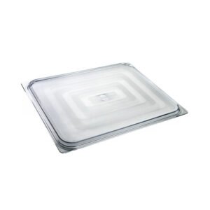 GN LID 2/1 FLAT CLEAR POLYCARBONATE