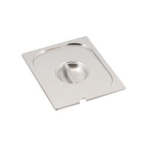 NITCHED LID GN 1/3 ROUND THICK. 0.7MM STAINLESS STEEL QUALIPLUS PRO.COOKER