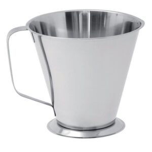 Graduated measure stainless steel 17x14x14 cm 1 L