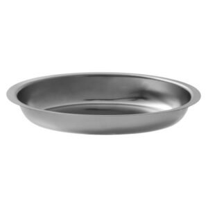 Oven dish oval grey 18/0 35x26 cm