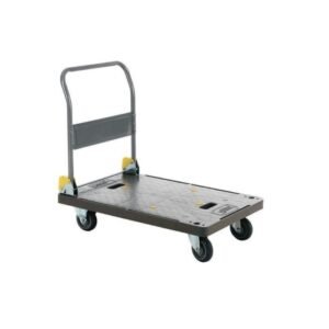 HEAVY DUTY PLATFORM TRUCK BROWNISH GREY L90.3 X W60.5CM PP/STEEL