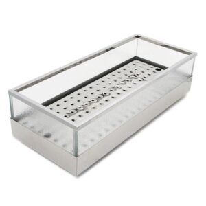 ICE TRAY WITH DRAIN L60 X W45 X H14CM