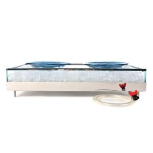 ICE TRAY WITH DRAIN L90 X W45 X H14CM