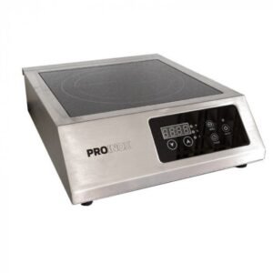 INDUCTION HOB 3.5 KW TABLE TOP 230V/50-60HZ EUR PLUG W34 X D44.5 X H11.7CM STAINLESS STEEL PRO.INOX