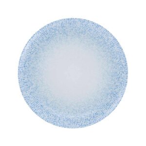 INTRICATE ROUND FLAT PLATE RIMLESS Ø31CM PORCELAIN DIGI RAK