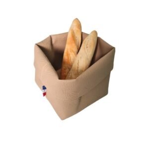 KRAFT BEIGE SQUARE BASKET 12X12CM SONOCLEAN