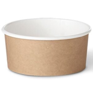 SAVOURY BOWL INNER PE COATED PACK OF 50 KRAFT Ø11.4CM H5CM 36CL