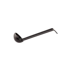 LADLE L21.6CM 25ML BLACK POLYCARBONATE