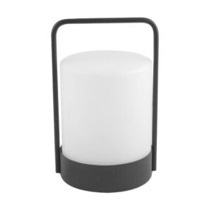 LANTERNA TABLE LAMP D12.5XH20CM LED MULTICOLOR W/REMOTE CONTROL & CHARGING BASE