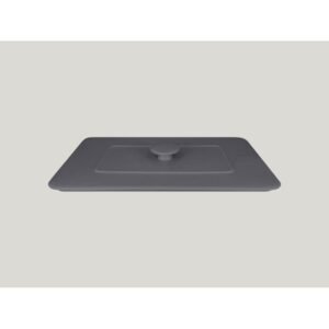 Lid for tureen rectangular grey glazed 32x22 cm Chefs Fusion Rak