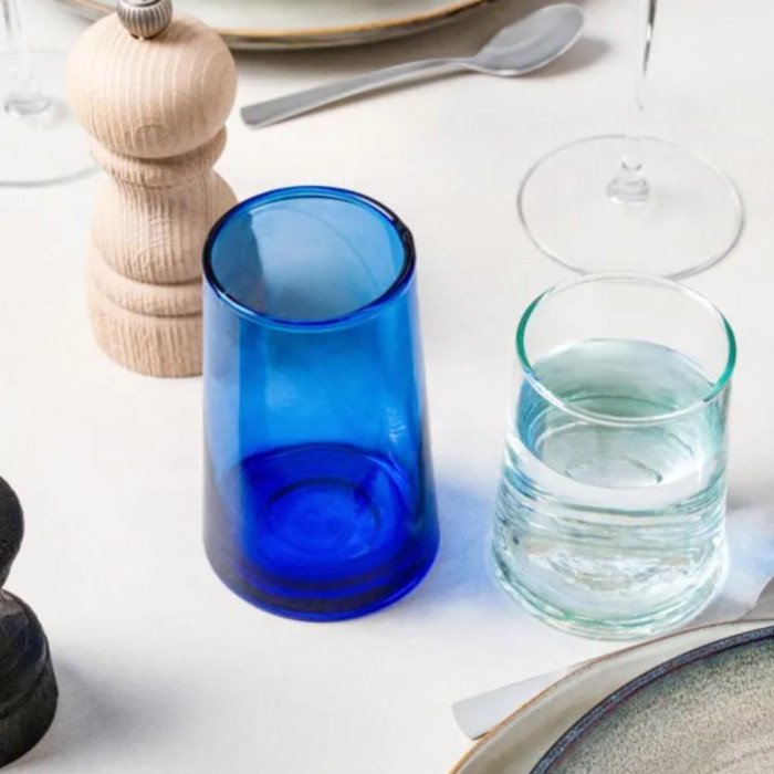 lily-tumbler-25cl-recycled-glass-blue-promundi