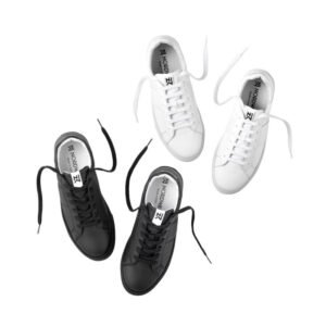 MAEL RESTAURANT SNEAKER LEATHER SIZE 38 BLACK & WHITE SET OF 2