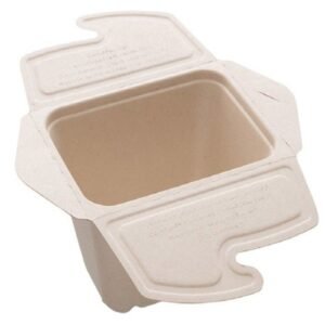 MEAL BOX TO GO SQUARE 50CL 13X13X7CM PACK OF 150 BEPULP