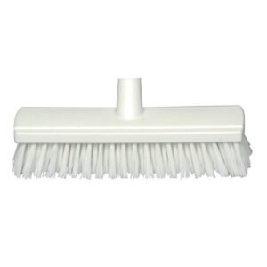 Medium-hard scrubber white 31.5 cm Brosshygien Thomas