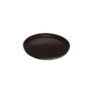 SEAL BROWN ROUND FLAT PLATE D19.2XH2CM GLASS MY GLASS STUDIO
