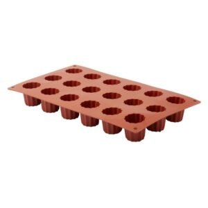 mini-cannelés bordelais mould silicon GN 1/3 29.5x17.5x3.5 cm Pro.cooker