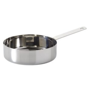 Mini frying pan round stainless steel Ø 12.5 cm Hypinox Pro.mundi
