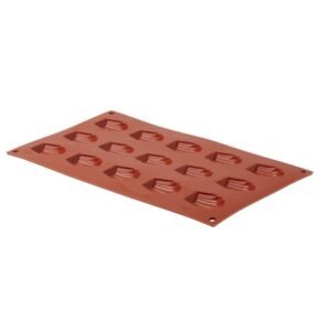SILICON MOULD MINI MADELEINE 44X34XH10MM PRO COOKER